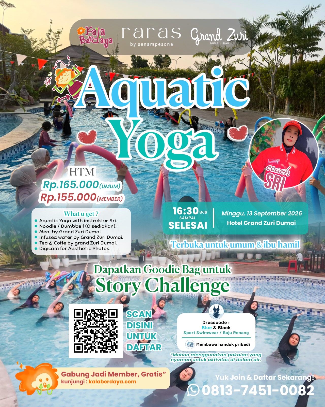 Poster Kala Berdaya Aquatic Yoga